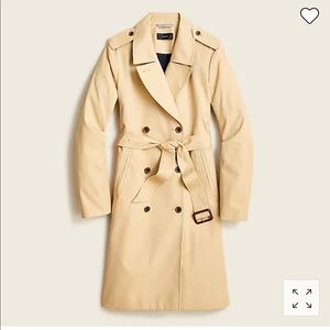 NWOT J. Crew Womens 2011 Icon Khaki Trench Coat Size 18